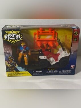 Rescue Force Fire Fighter  Play Set New In Box